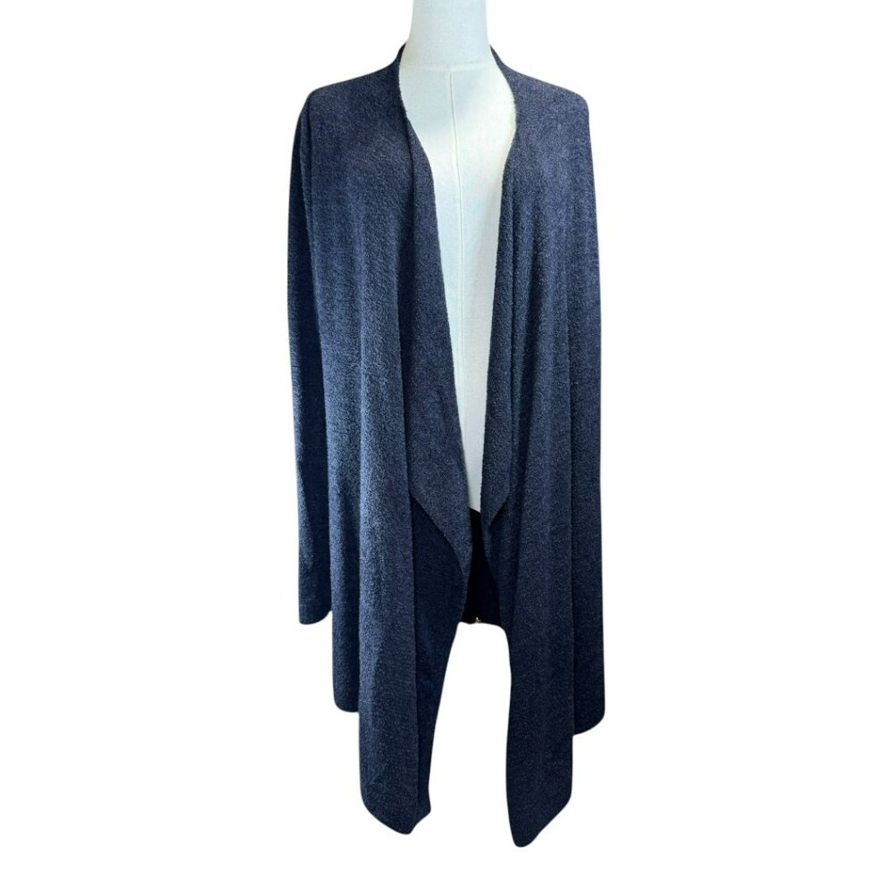 Barefoot Dreams Calypso Wrap Cardigan L/XL Bamboo Cozy Chic Lite Carbon